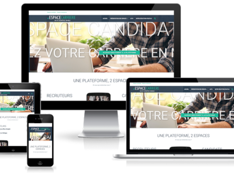 Site vitrine : service Activ'Emploi